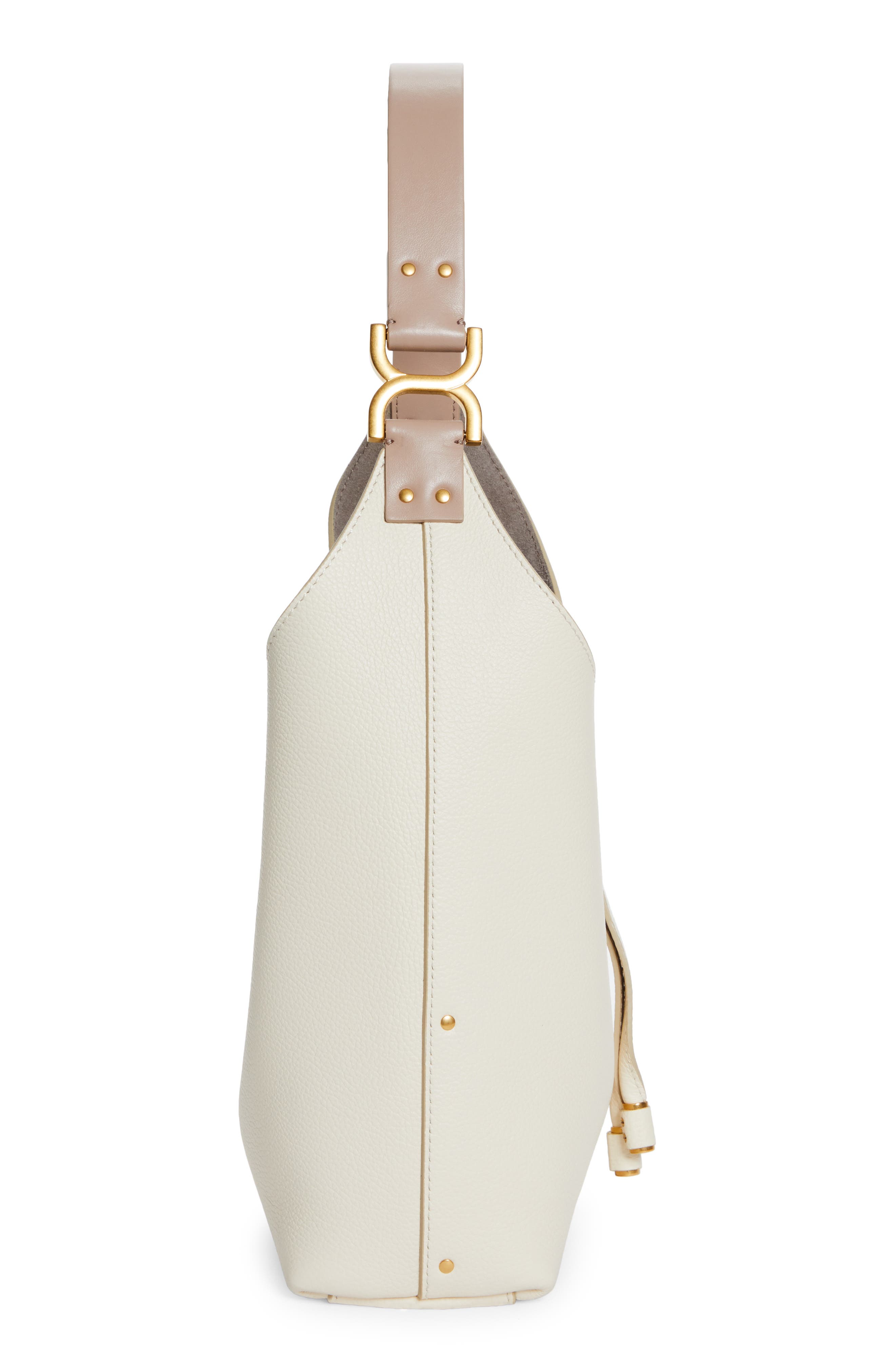 Chloé Small Marcie Leather Hobo Bag, Alternate, color, 