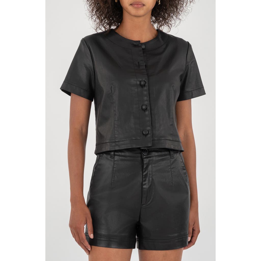 Kut From The Kloth Esmeray Button-up Shirt In Black