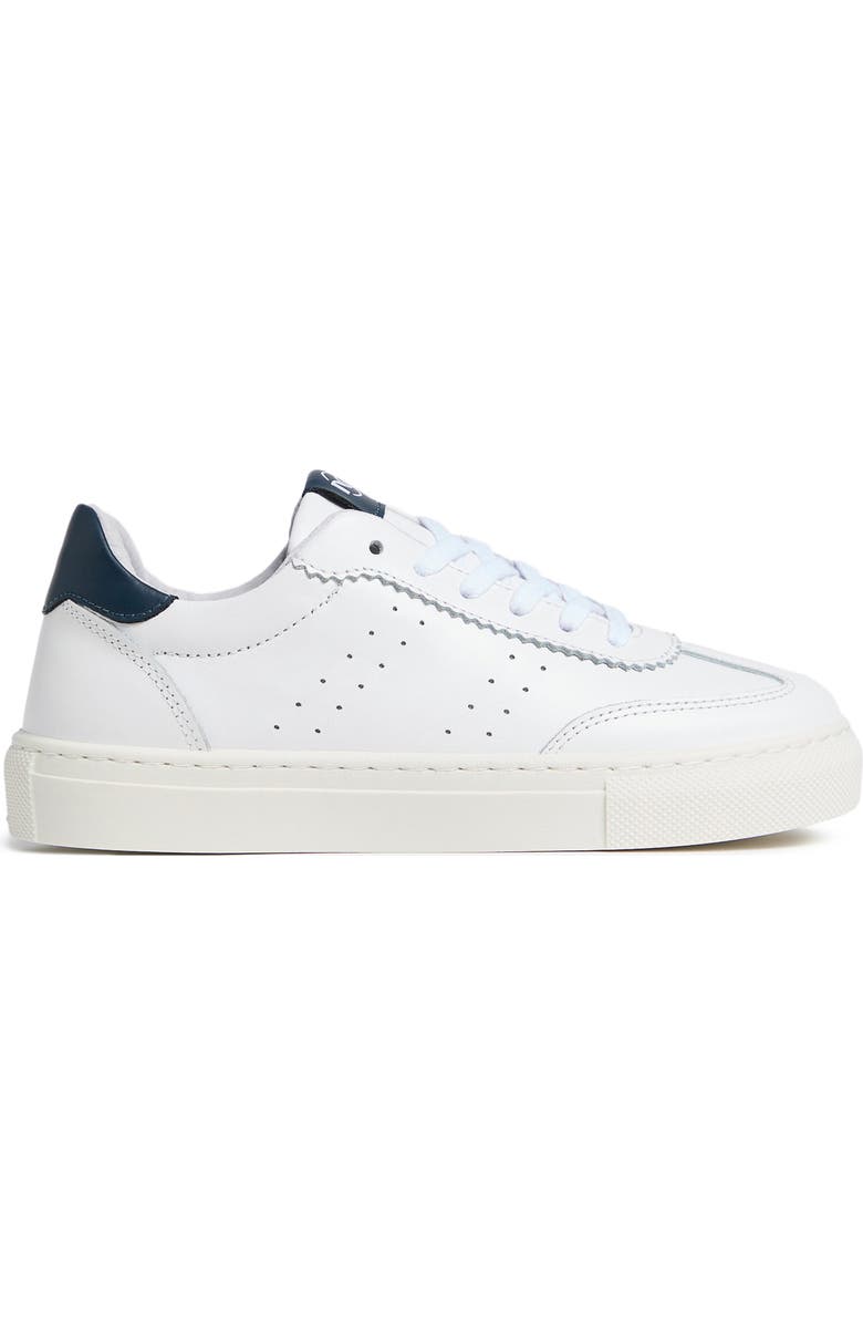 NeroGiardini Retro Low Top Sneaker, Alternate, color, White