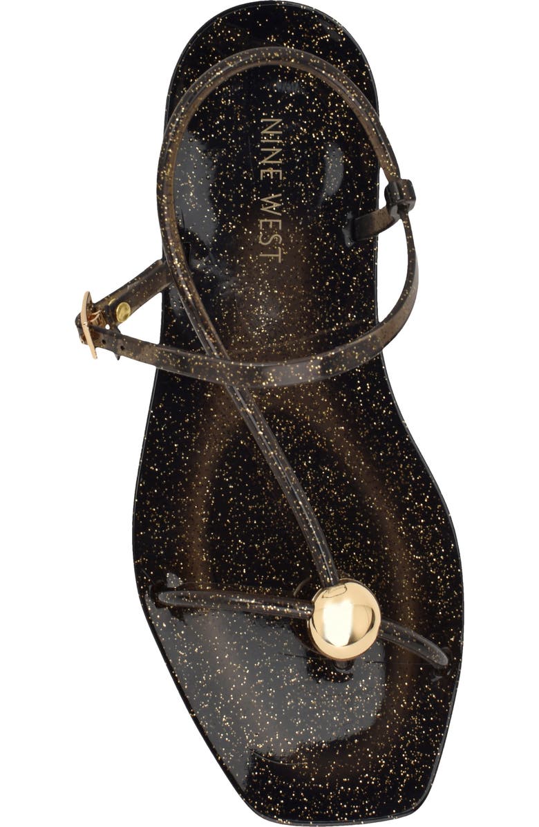 Nine West Shells Ankle Strap Jelly Sandal, Alternate, color,