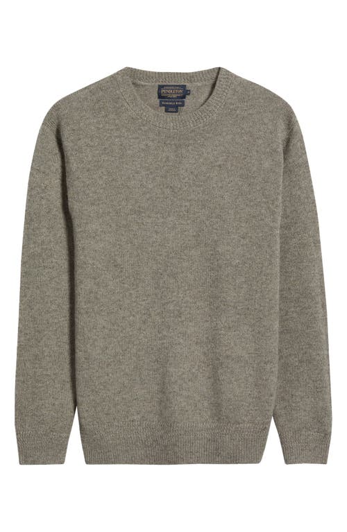 Pendleton Wool Crewneck Sweater In Gray