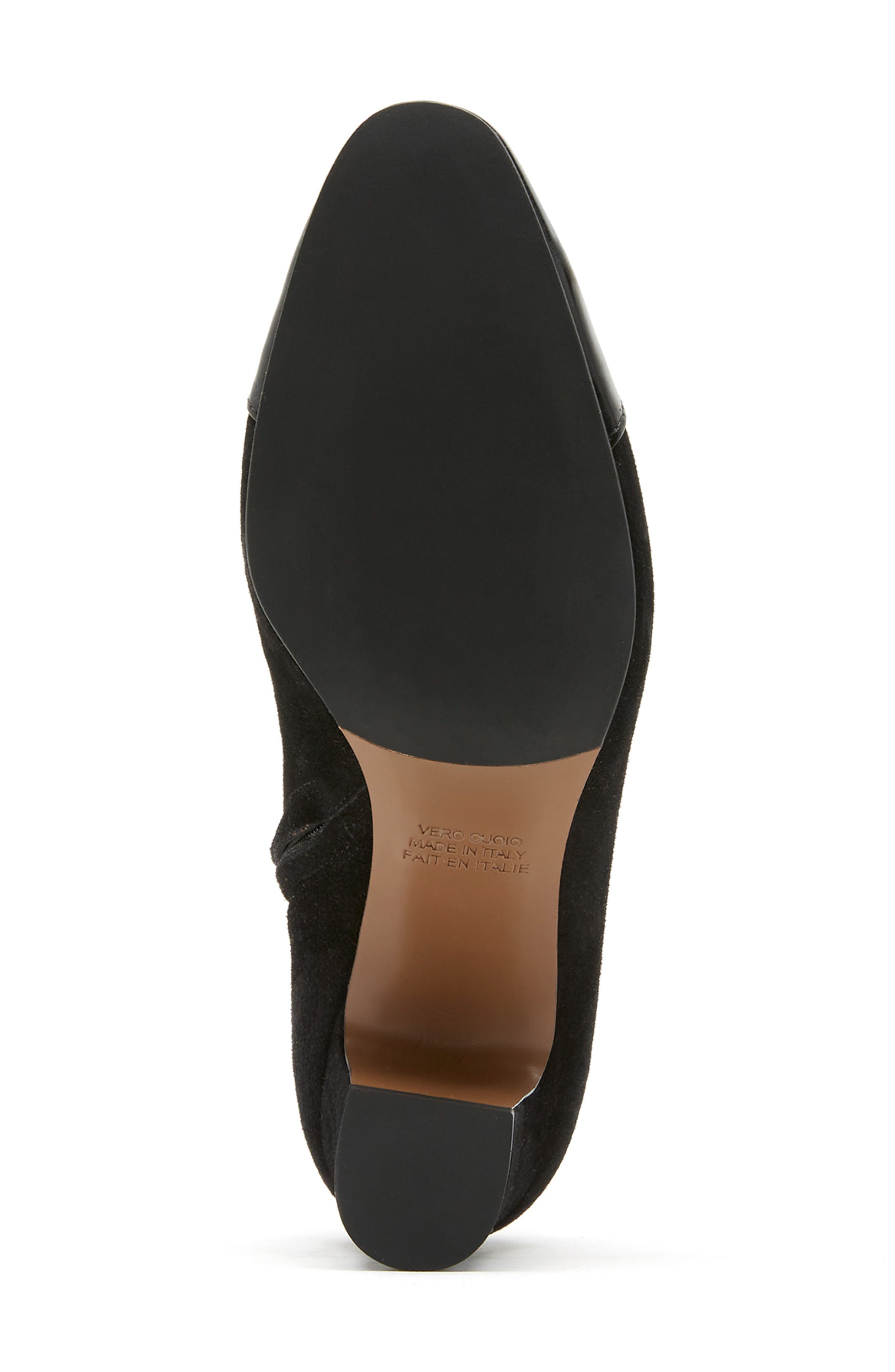 Benjamin Leather Bootie, Alternate, color, BLACK SUEDE