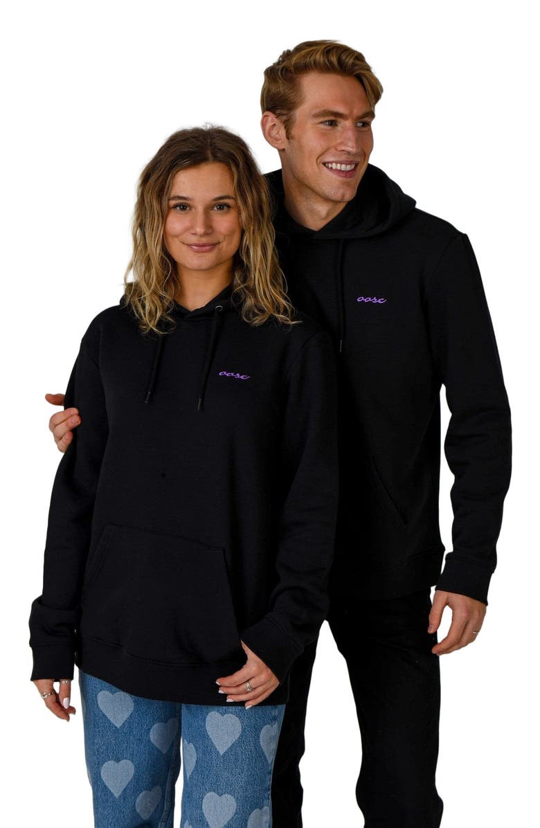 OOSC Powder Club Hoodie - Black, Alternate, color, Black