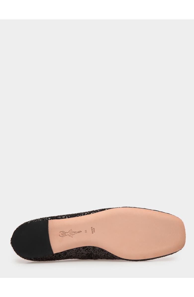 Bally rina Flat In Glitter with Leather Lining, Alternate, color,