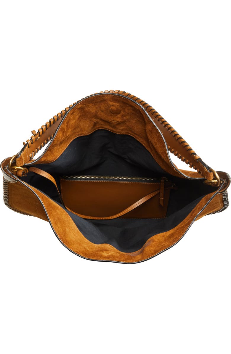 Isabel Marant Oskan Hobo Bag, Alternate, color, Cognac
