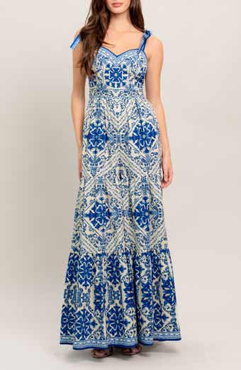 FLYING TOMATO Print Wide Leg Jumpsuit