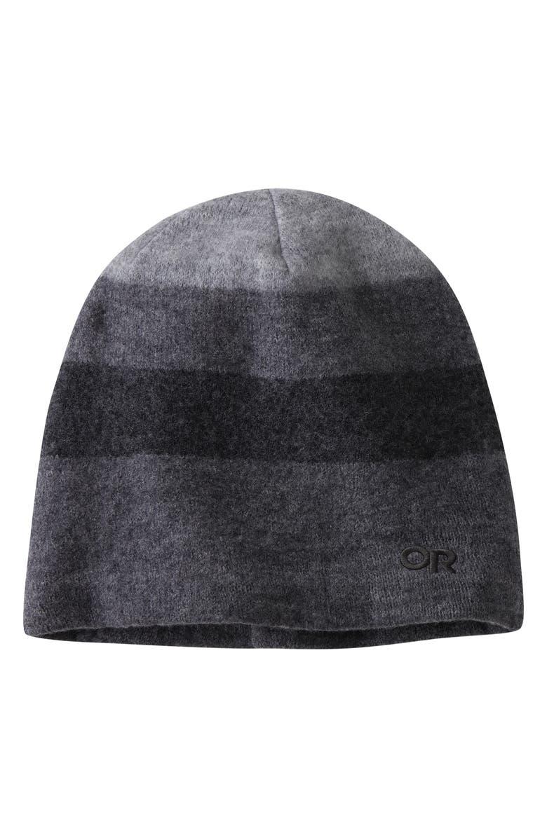 Outdoor Research Gradient Stripe Wool Beanie, Main, color,