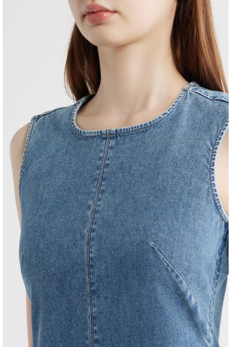 Jasmine Denim Midi Tank Dress, Alternate, color, WAVERLY