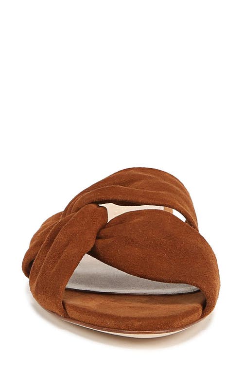 Veronica Beard Seraphina Slide Sandal In Caramel