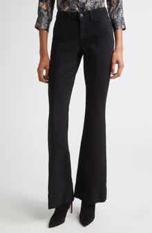 L'AGENCE Lenora Front Seam Flare Leg Jeans