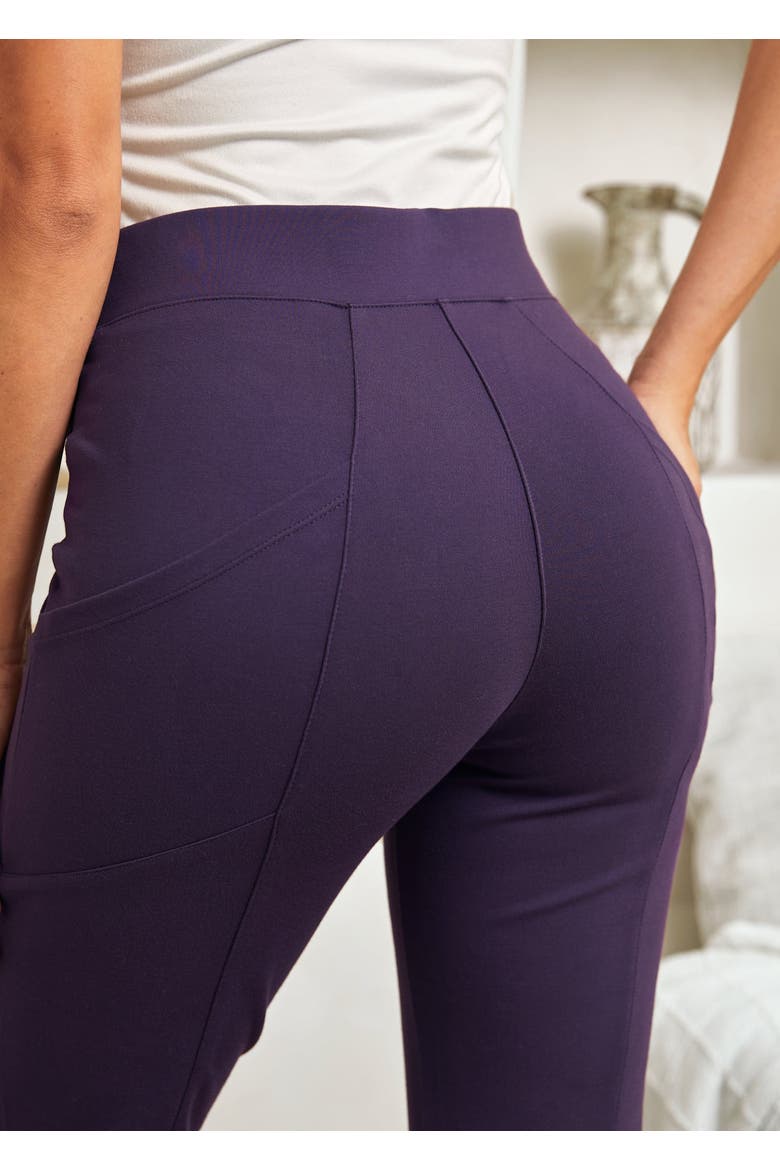 Journey DPYP Dress Pant Yoga Pant Bootcut, Alternate, color, Aubergine