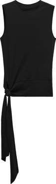MANGO Knot Detail Sleeveless Top