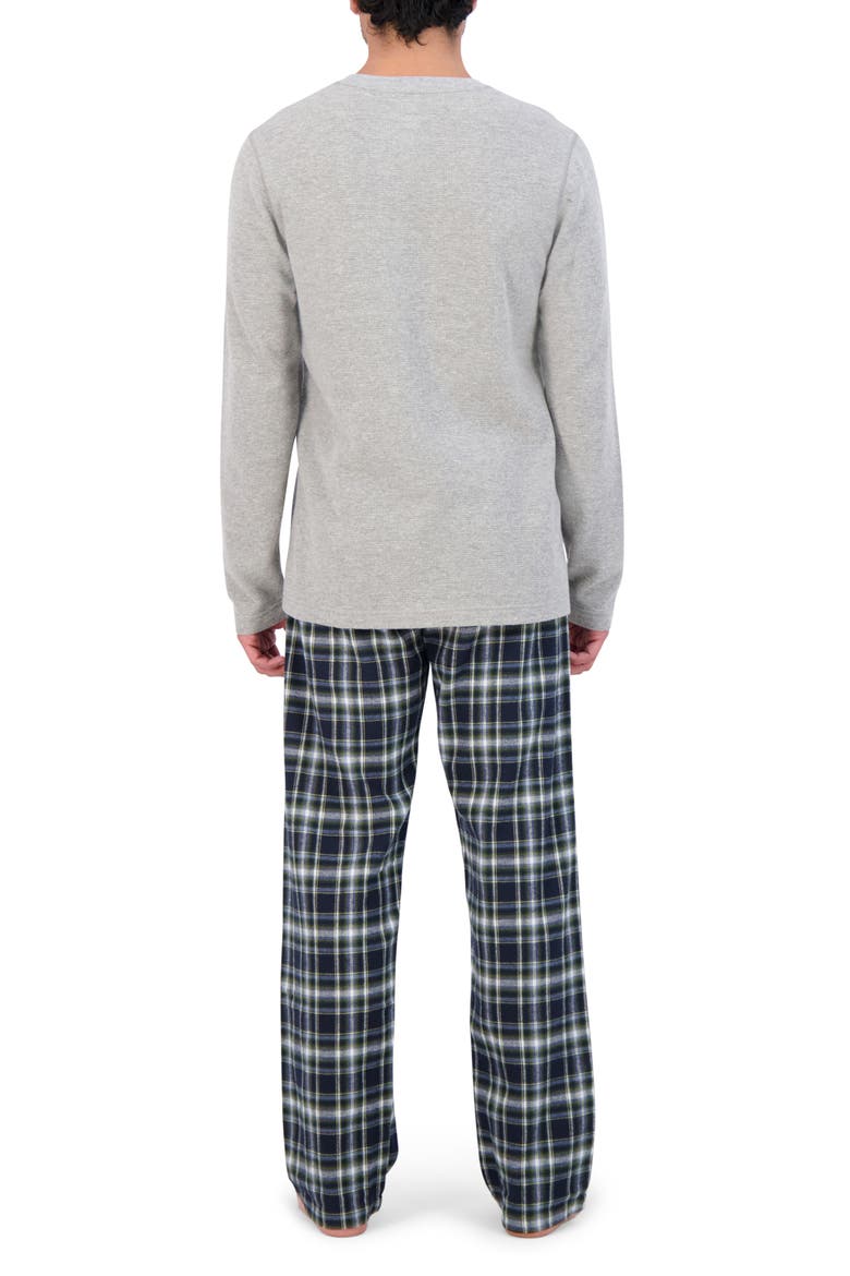 Fleece Sleep Set, Alternate, color, GREY PLAID