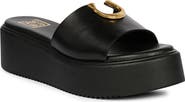 VIVI BLU Senna Platform Wedge Slide Sandal