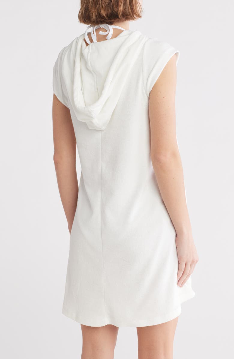 Elan Hooded Terry Cover-Up Dress, Alternate, color, 