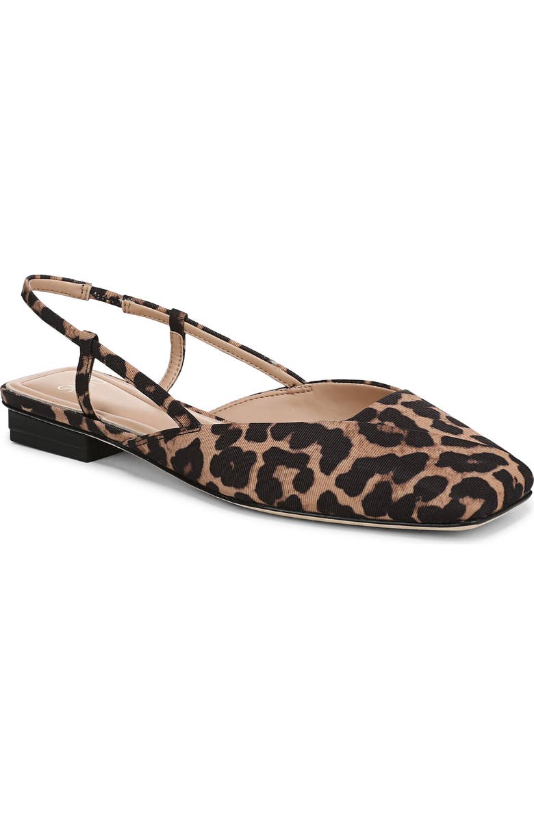 SARTO by Franco Sarto Telica Slingback Flat, Main, color, Camel