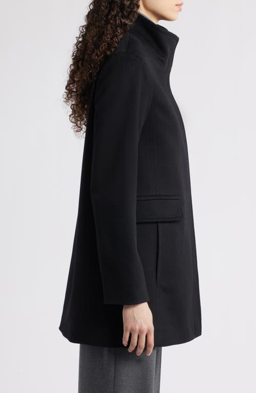 Fleurette Zoey Stand Collar Wool Car Coat