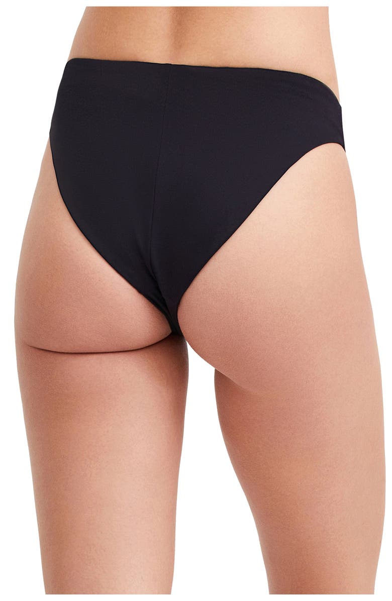 Au Naturel by Gottex Solid High Leg V cut bikini swim bottom, Alternate, color,