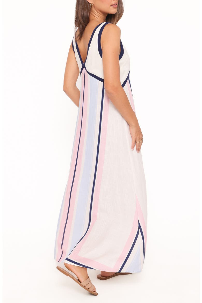 Mackay Stripe Maxi Dress, Alternate, color, BLUE/ PINK STRIPE