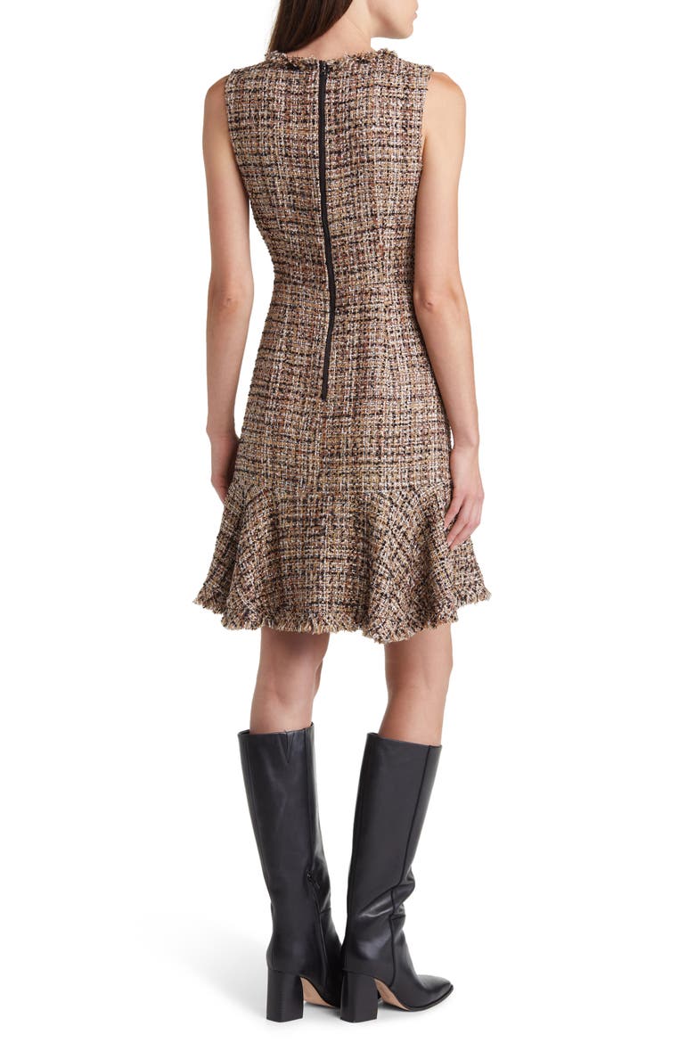 Reilly Tweed Sheath Dress, Alternate, color, GOLDEN BROWN