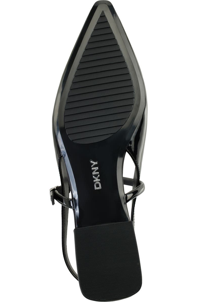 DKNY Cairo Slingback Flat, Alternate, color, Black