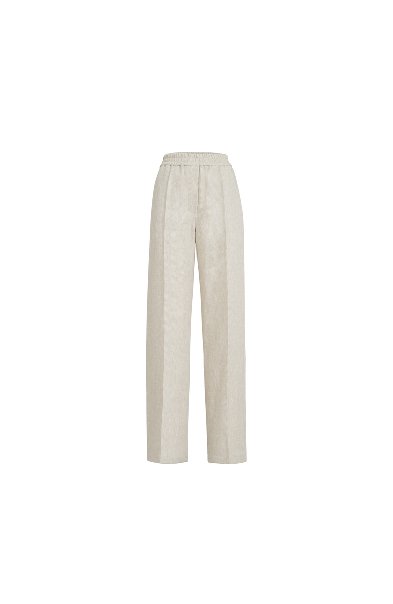 Brunello Cucinelli Loose Track trousers, Main, color, Beige