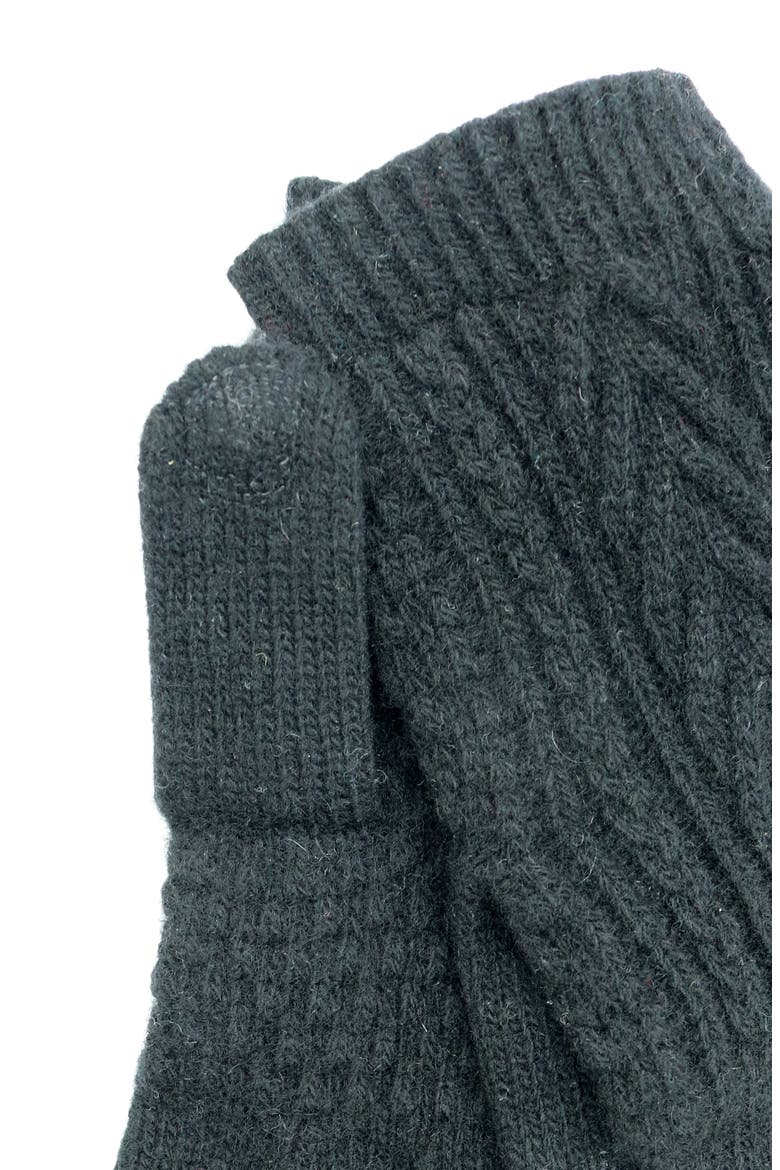 Cashmere Gloves, Alternate, color, BLACK