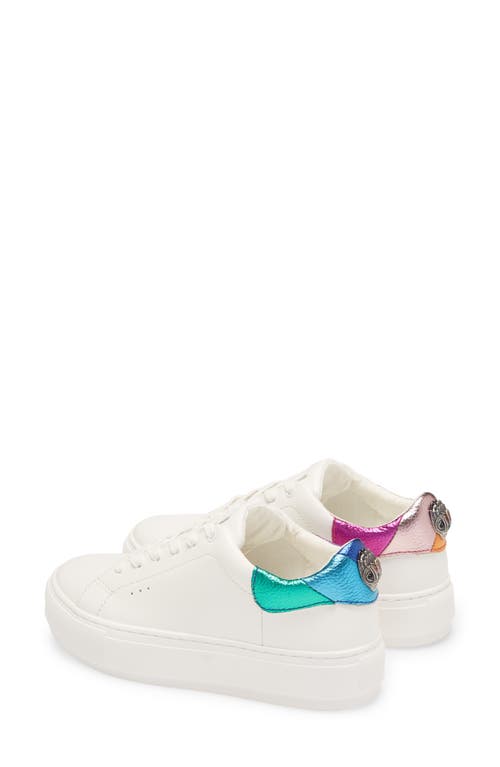 Kurt Geiger London Rainbow Shop Laney Eagle Sneaker In White