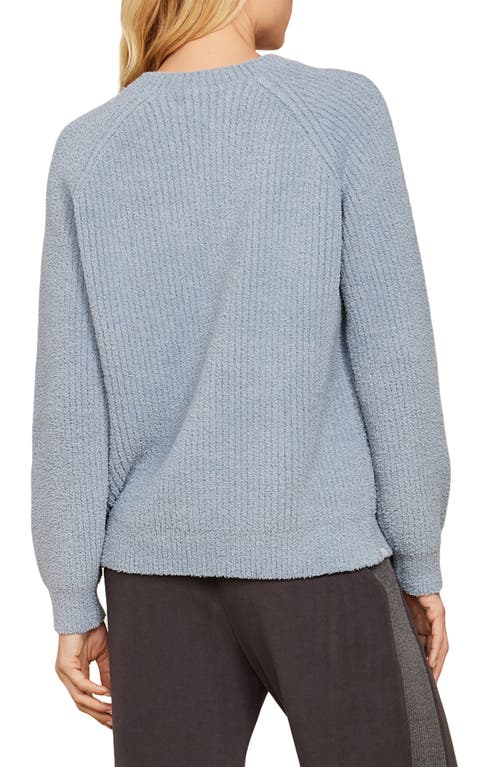 BAREFOOT DREAMS BAREFOOT DREAMS COZYCHIC® RIB CREWNECK LOUNGE TOP