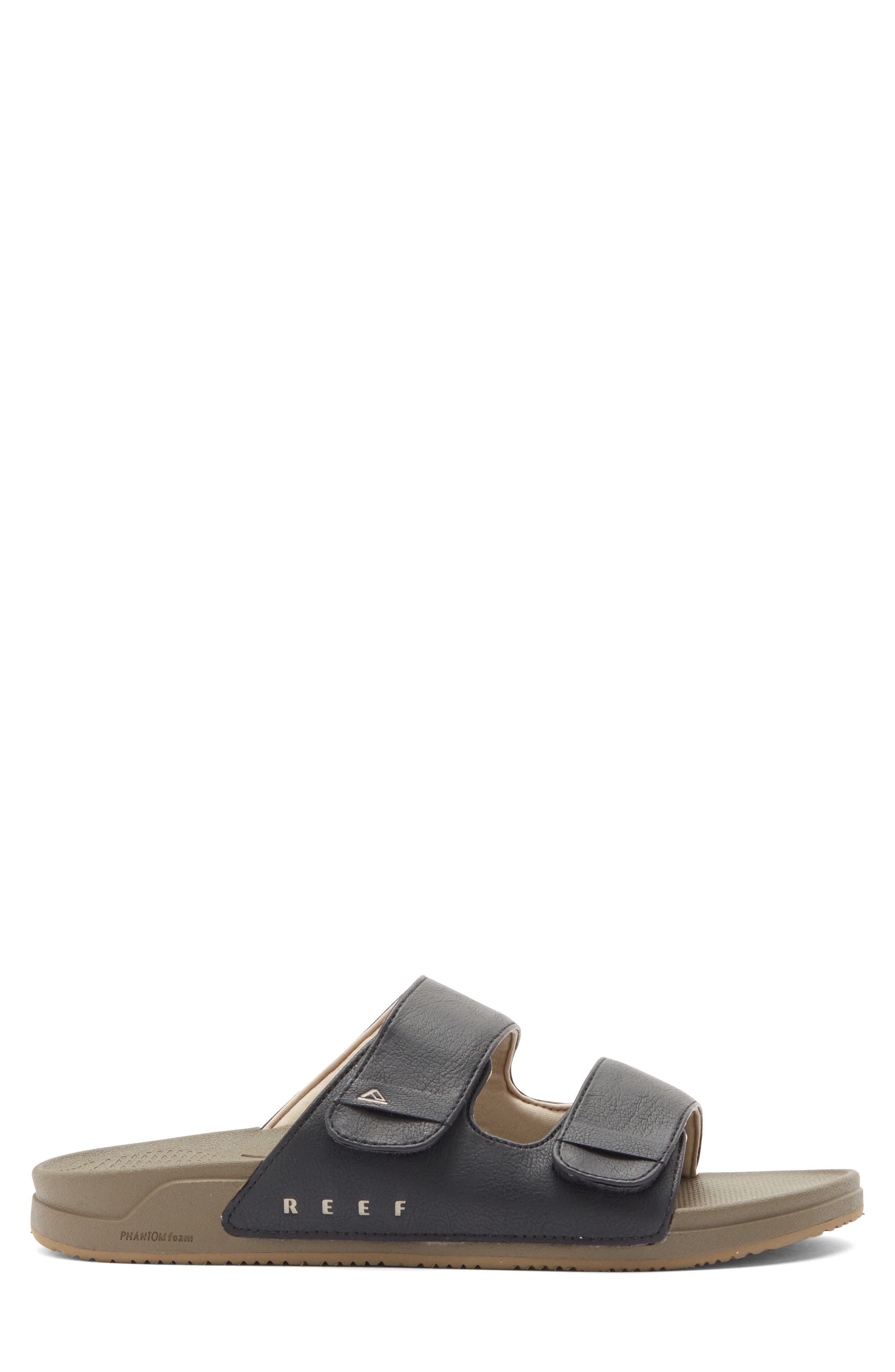 Reef Spring Breakpoint Slide Sandal, Alternate, color, Black/Tan