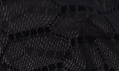 Savage X Fenty Flocked Logo Bralette In Black
