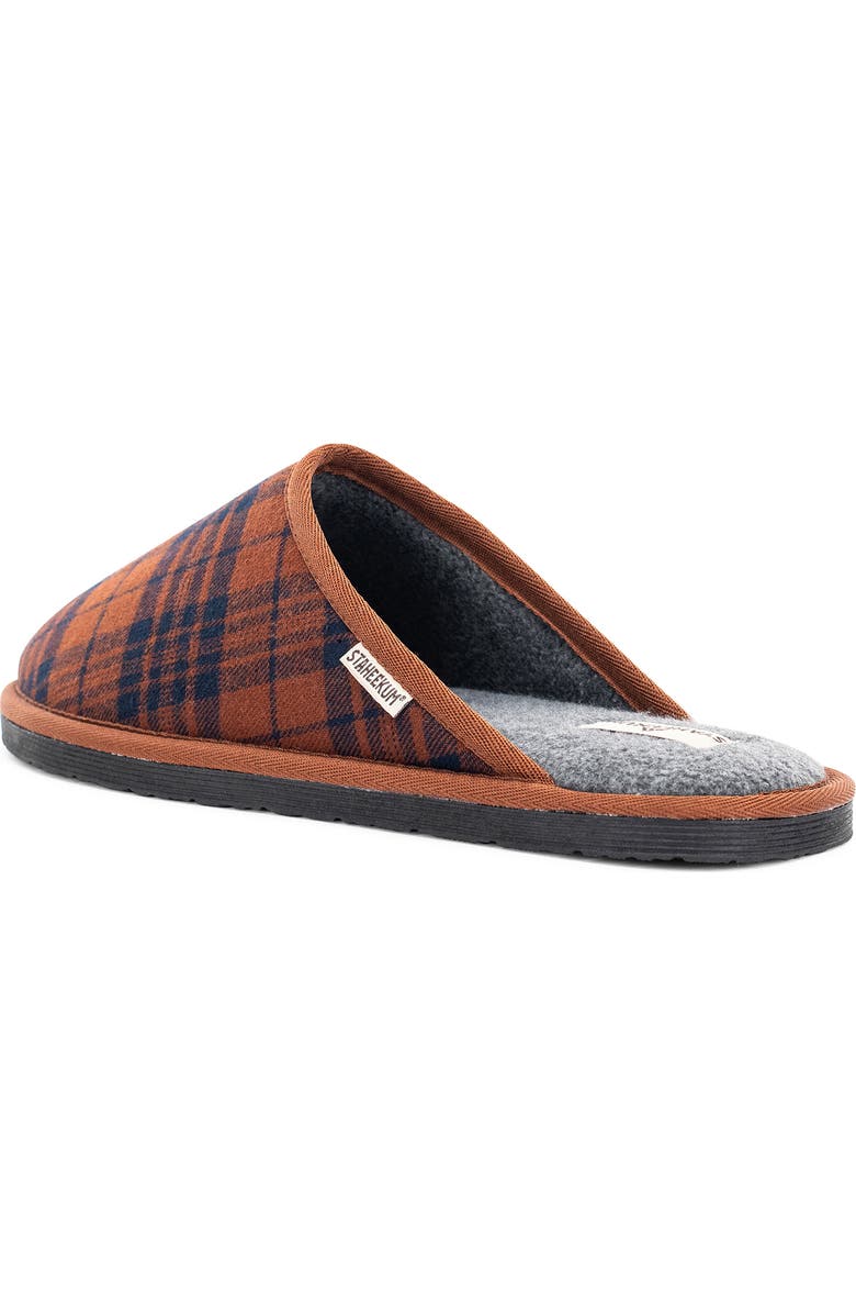 Staheekum Alpine Flannel Scuff Slippers, Alternate, color, Chestnut