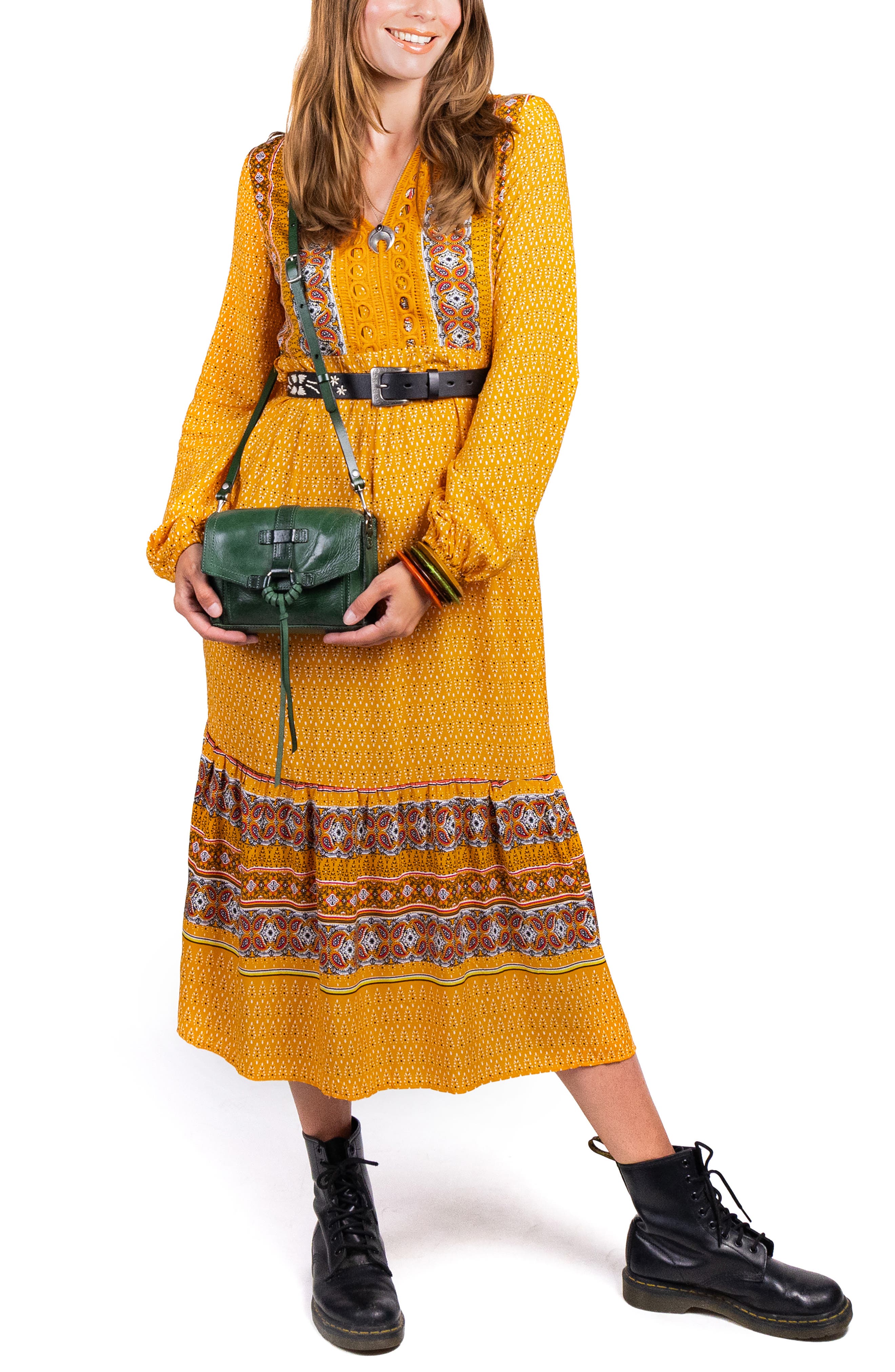 Anemone Crossbody Bag, Alternate, color, GREEN