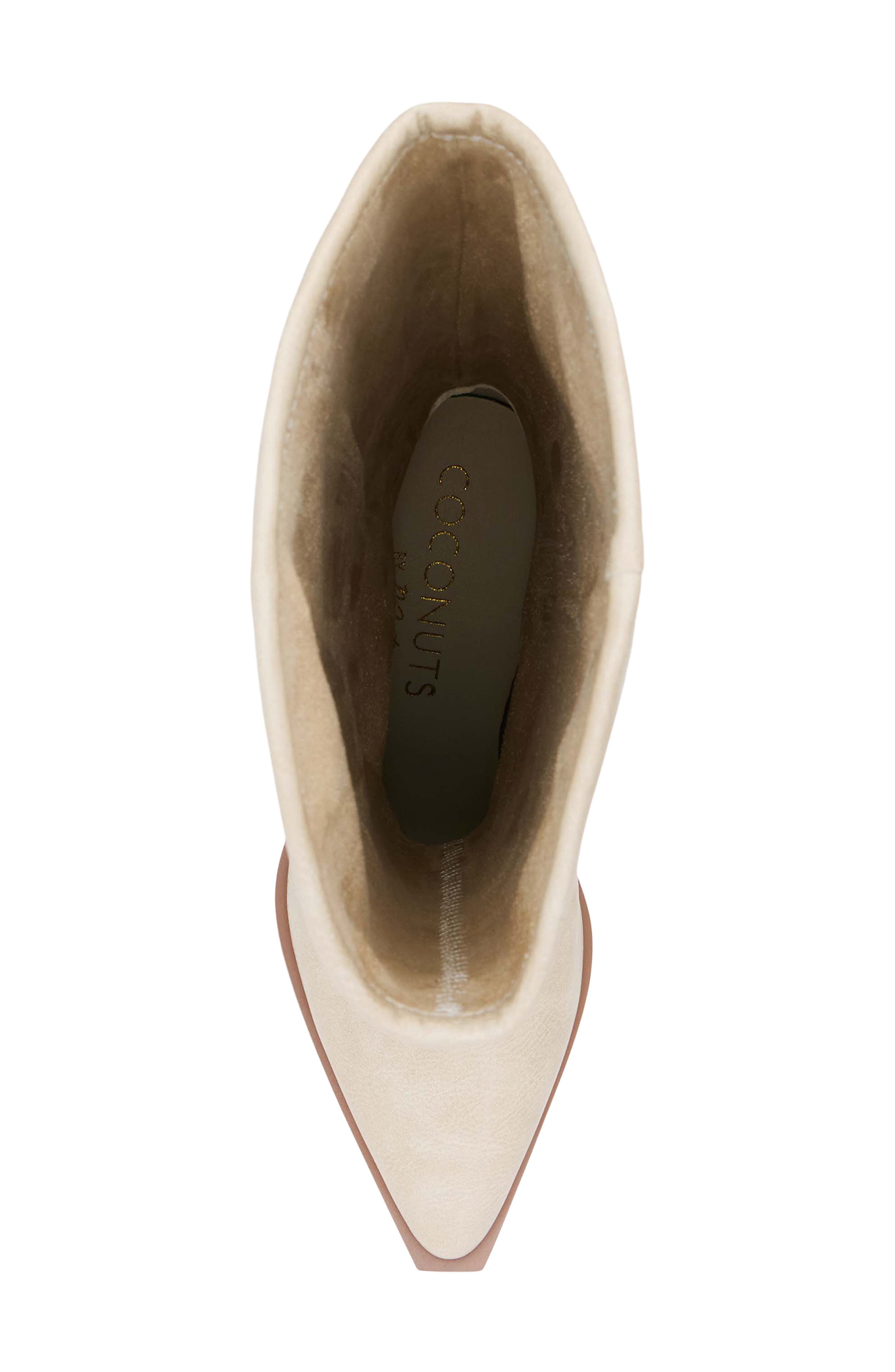 Coconuts by Matisse Walker Foldover Shaft Knee High Boot, Alternate, color, Natural