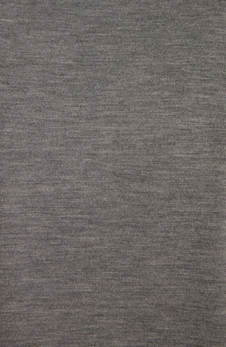 Thom Browne Milano V-Neck Virgin Wool Sweater, Alternate, color, 