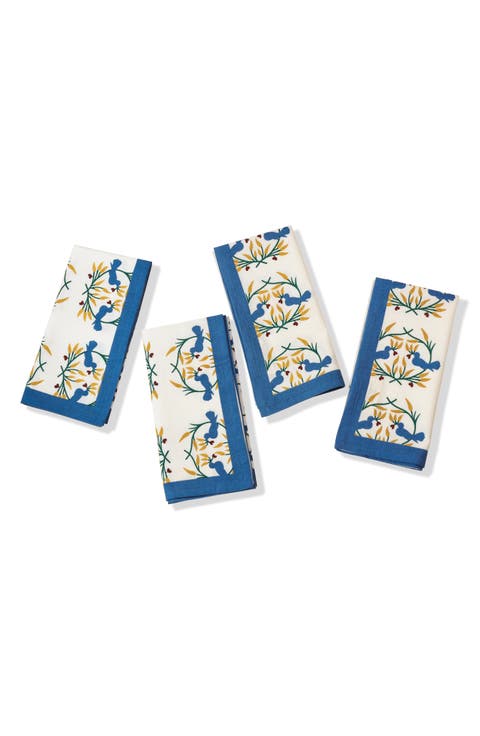 Cotton Set of 4 Napkins
