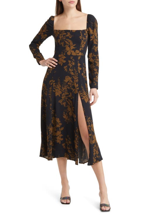 Sigmund Long Sleeve Midi Dress