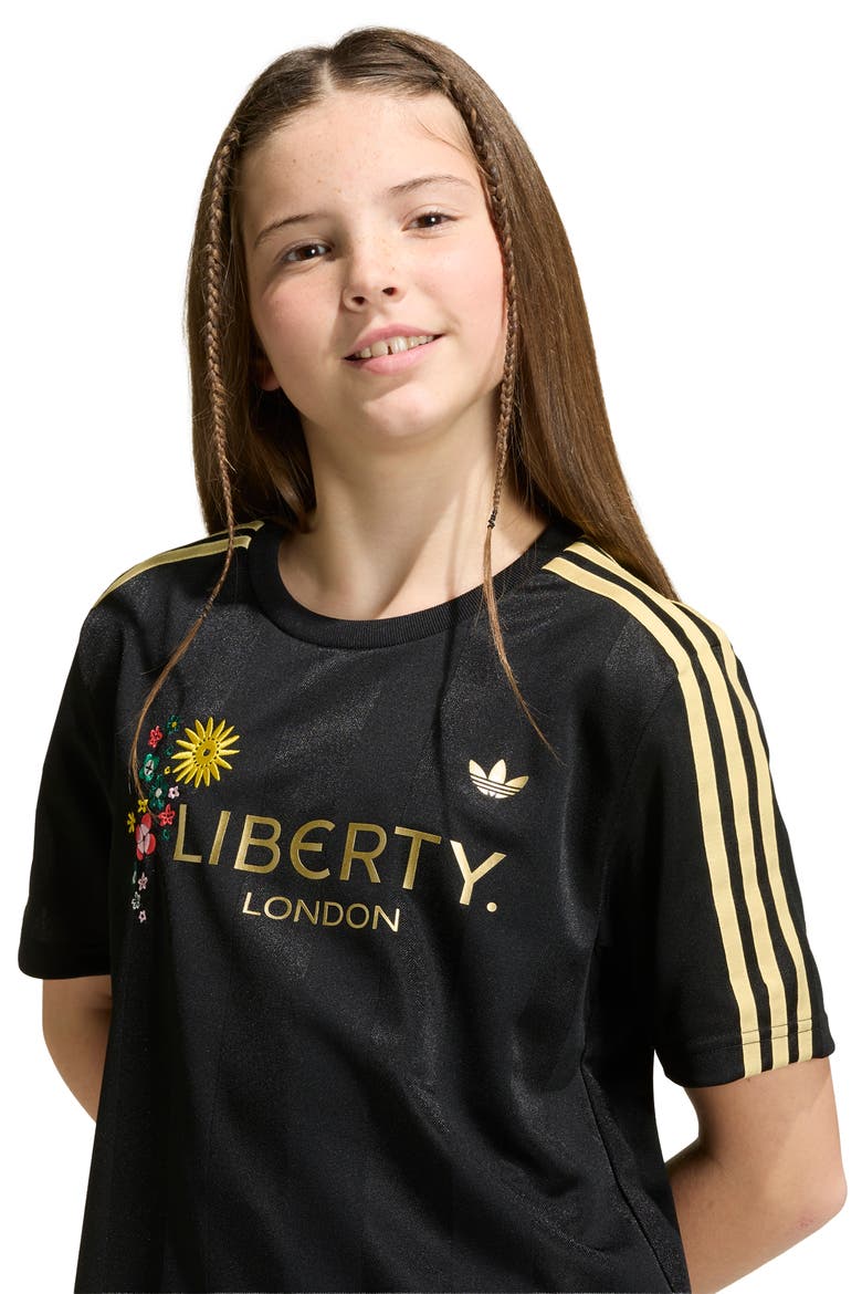x Liberty London Kids' Recycled Polyester Jersey, Alternate, color, BLACK