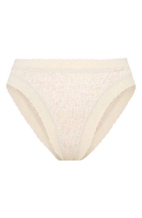 Savage X Fenty Essentials Lace Trim Stretch Cotton Cheeky Briefs In Black