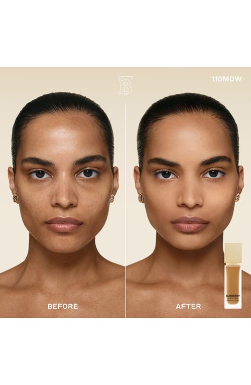 Burberry Beyond Wear Perfecting Matte Foundation In 110 Medium Deep Warm