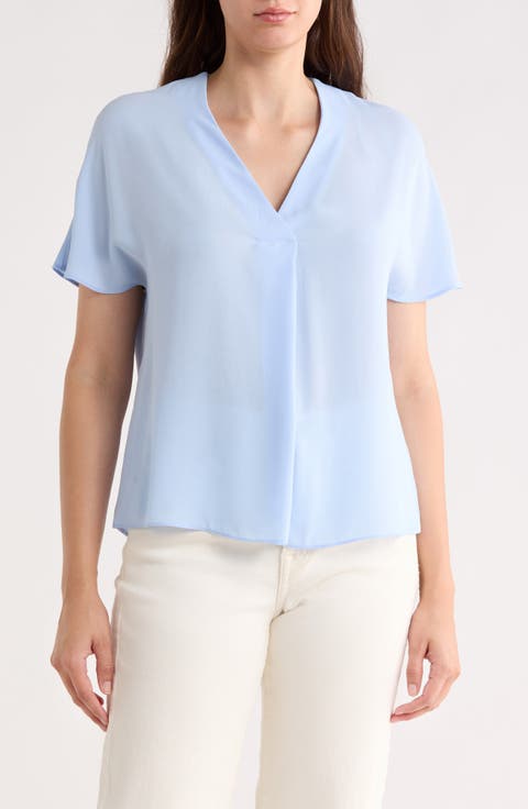 V-Neck Short Sleeve Top