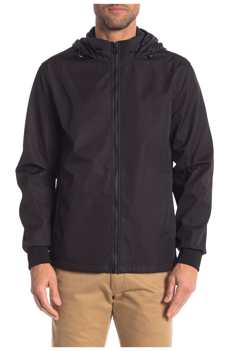 Cole Haan Hooded Softshell Zip Jacket, Alternate, color,