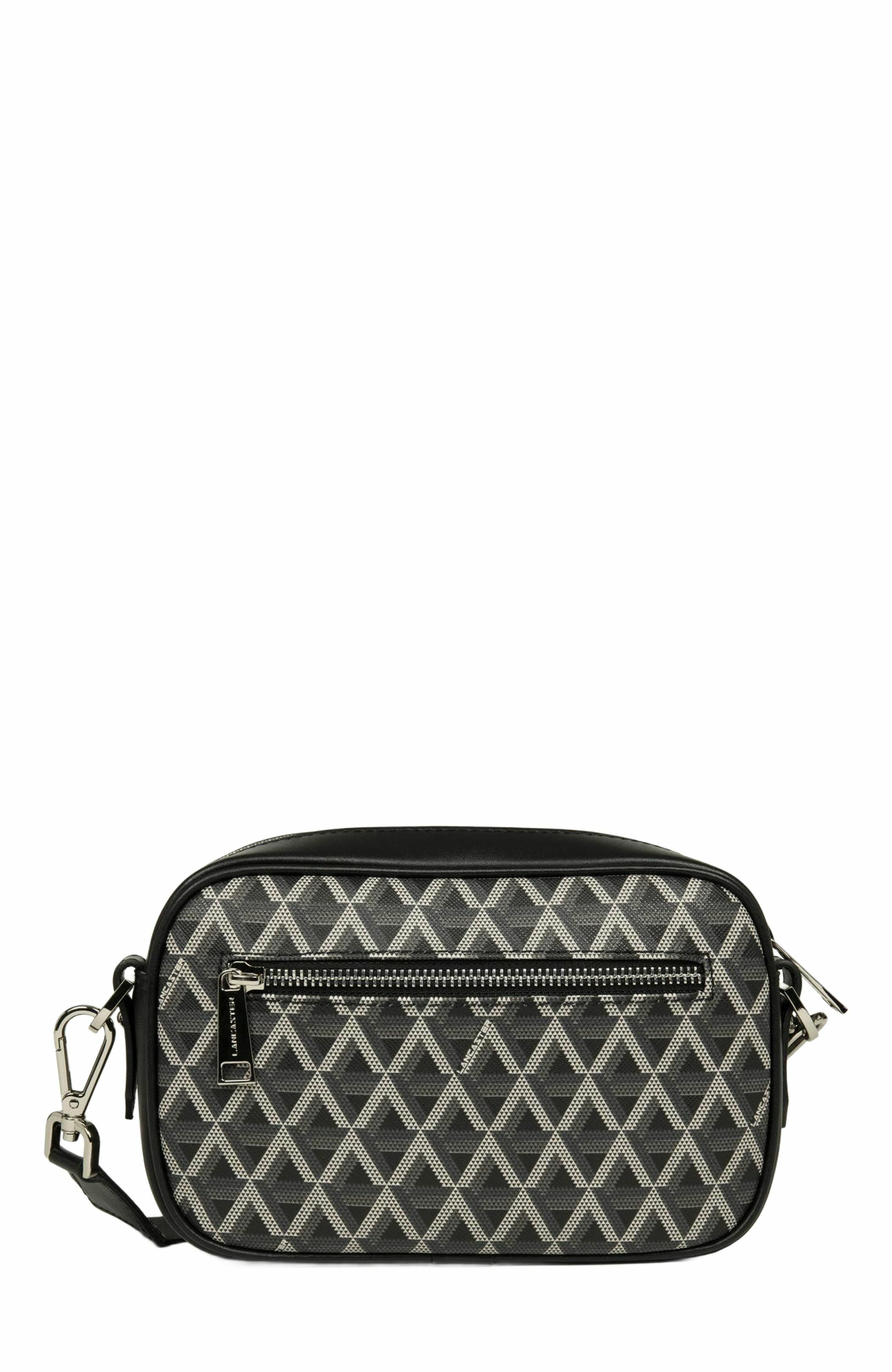 Lancaster Zipped Crossbody Bag Ikon IT, Alternate, color, Noir