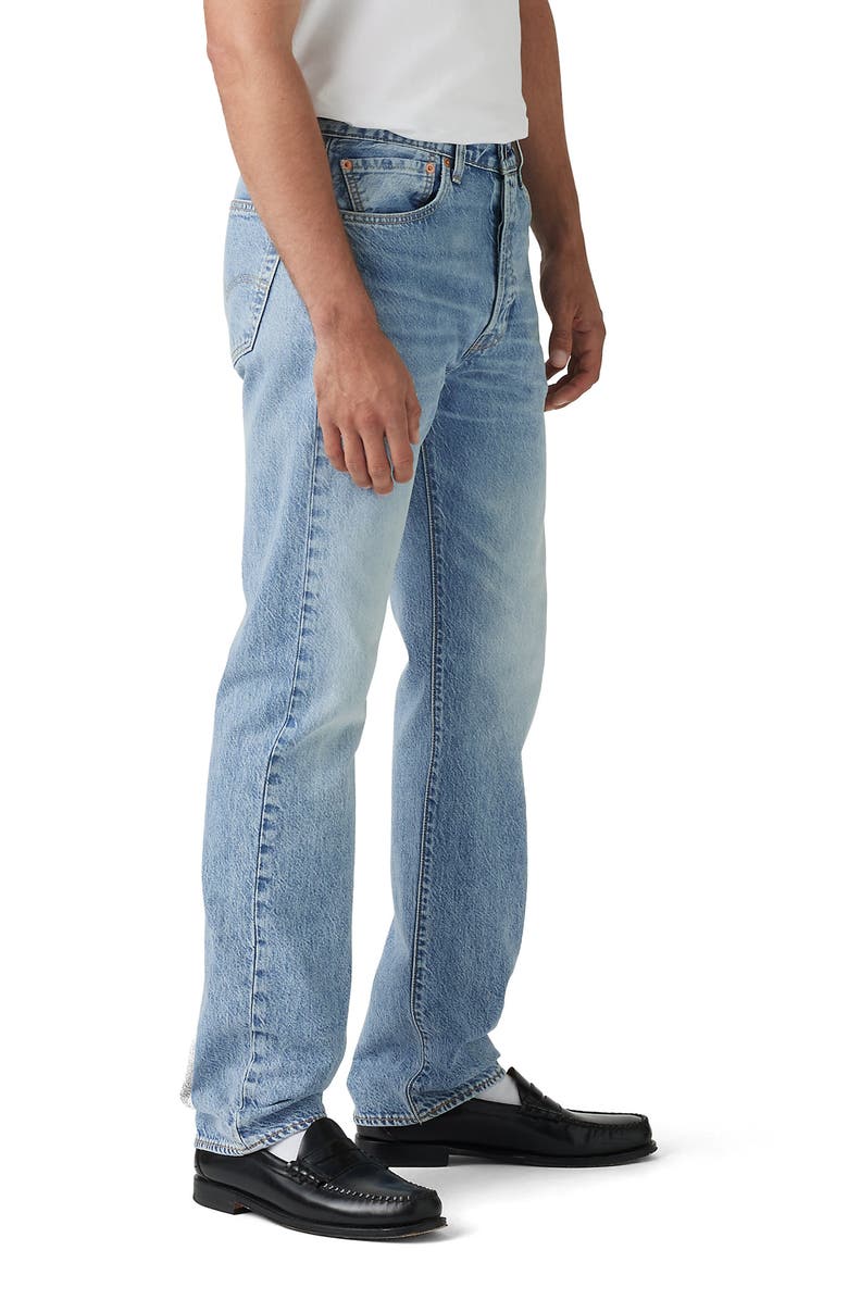 Levi's<sup>®</sup> 501<sup>®</sup> Original Straight Leg Jeans, Alternate, color, Low On Sleep Ltwt