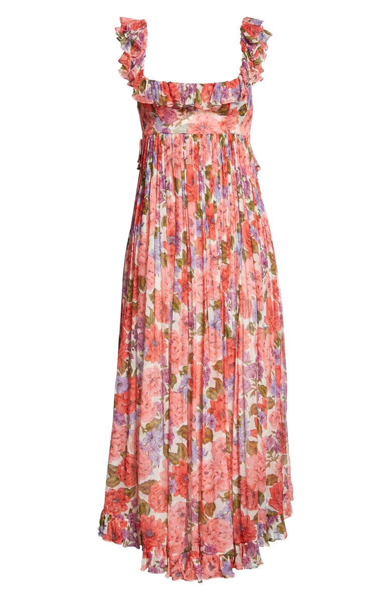 Zimmermann Poppy Floral Silk Dress, Alternate, color,
