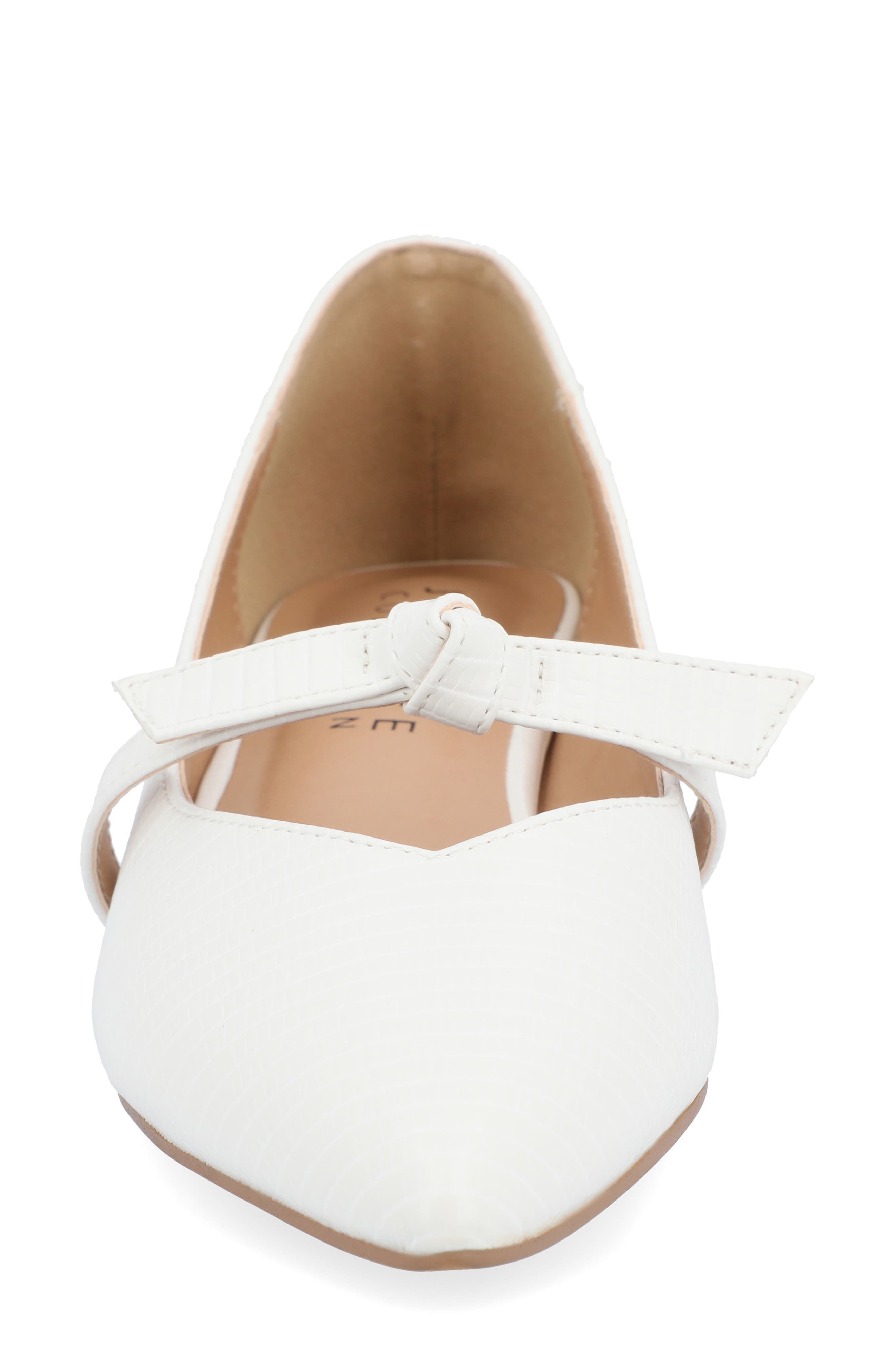 Cait Mary Jane Pump - Wide Width, Alternate, color, WHITE