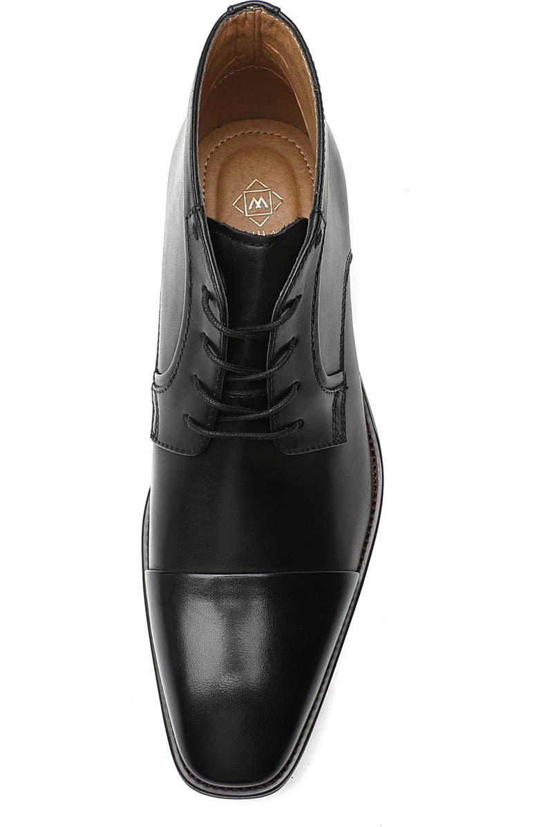 La Milano Across II Cap Toe Chukka Boot, Alternate, color, Black