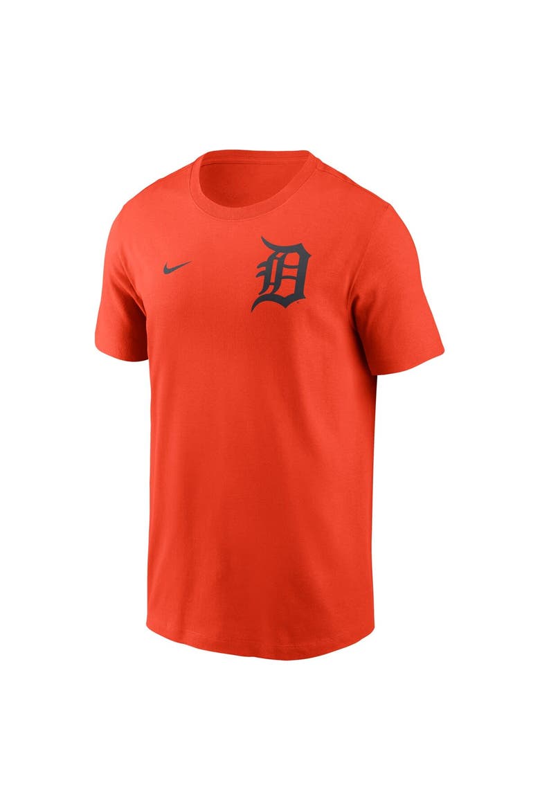 Men's Nike Orange Detroit Tigers 2-Hit T-Shirt, Alternate, color, Orange