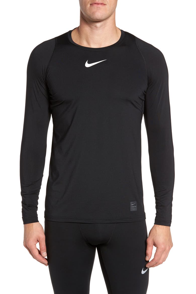 Pro Fitted Performance T-Shirt, Main, color, BLACK/ WHITE/ WHITE
