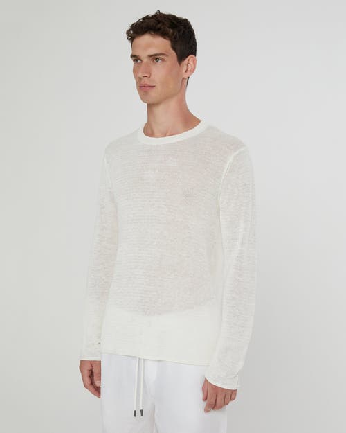 Onia Kevin Crewneck Linen Sweater